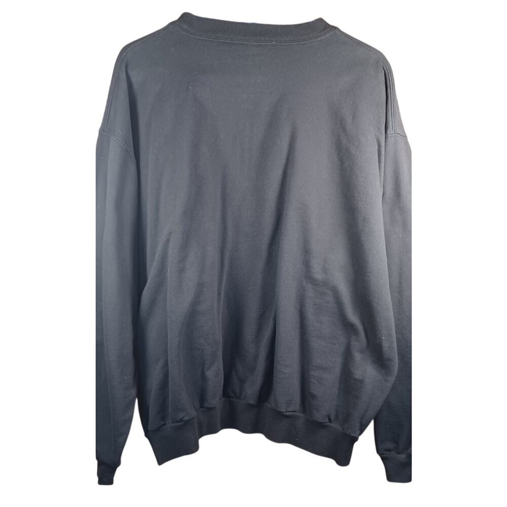 Vintage 90s Grannycore Cat Stack Embroidered Blac… - image 5